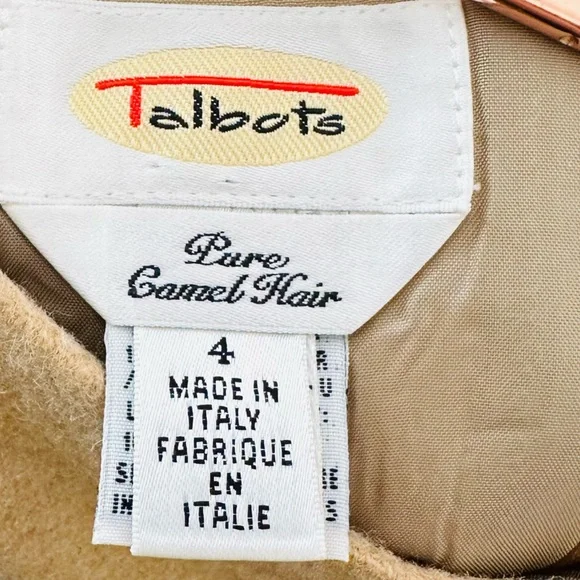 Talbots camel hair Tailored Pencil skirt made in Italy Tan - Picture 11 of 11